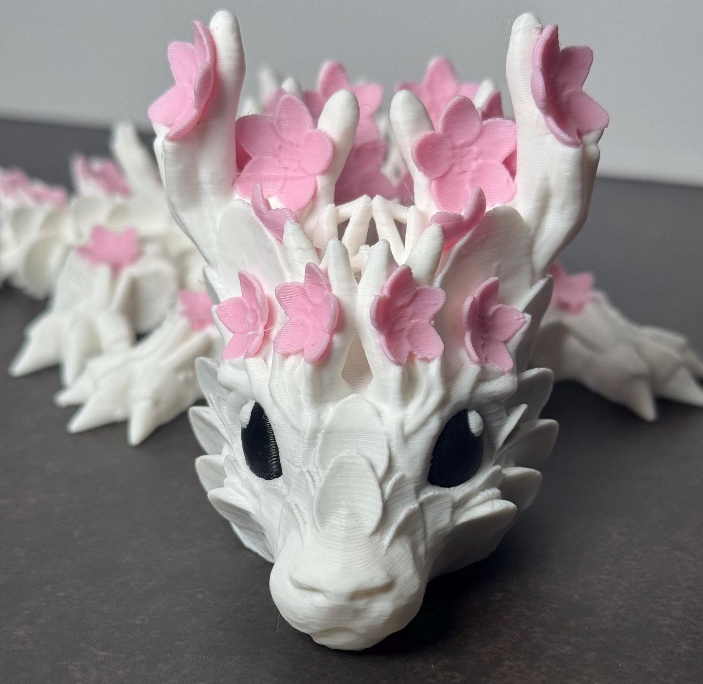 Baby Cherry Blossom Dragon โ Adorable Articulated PLA Dragon - KV3D Designs
