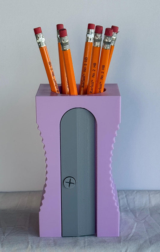3d Printed Pencil Sharpener Organizer – Fun Pen and Pencil Holder for Teachers, & Students. Classroom and Office Decor - KV3D Designs