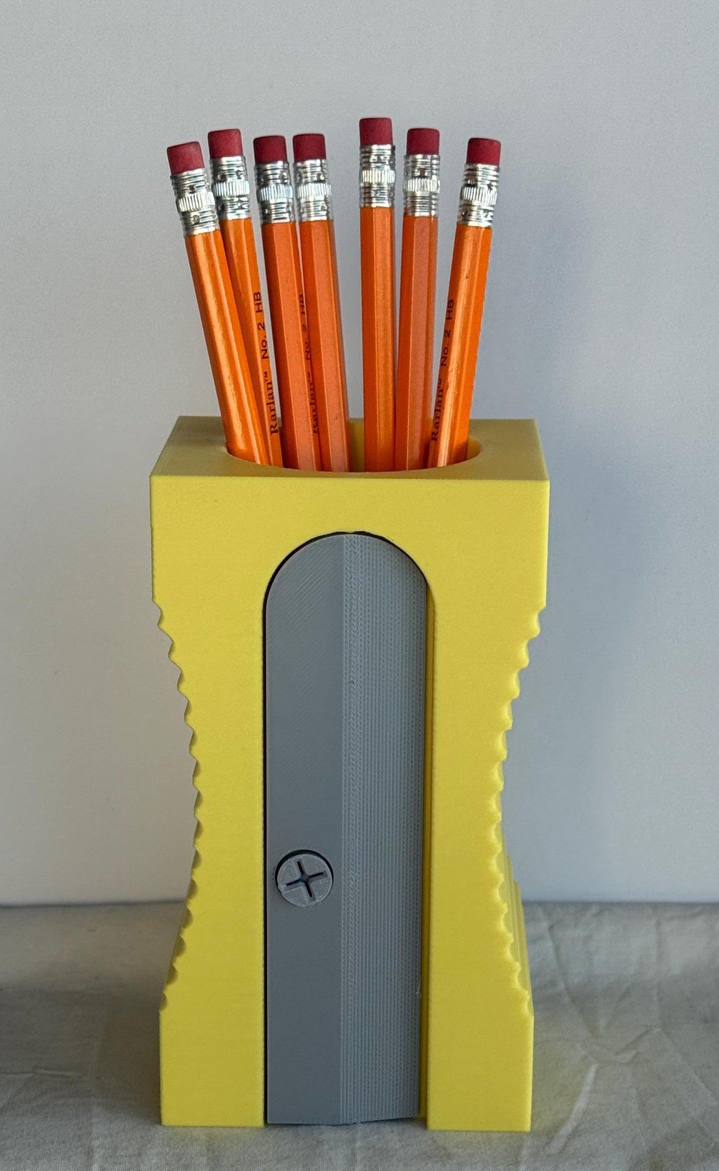3d Printed Pencil Sharpener Organizer – Fun Pen and Pencil Holder for Teachers, & Students. Classroom and Office Decor - KV3D Designs